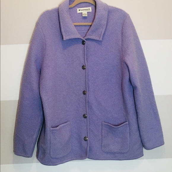 Appleseed's Jackets & Coats Appleseeds Womens Purple Lightweight
